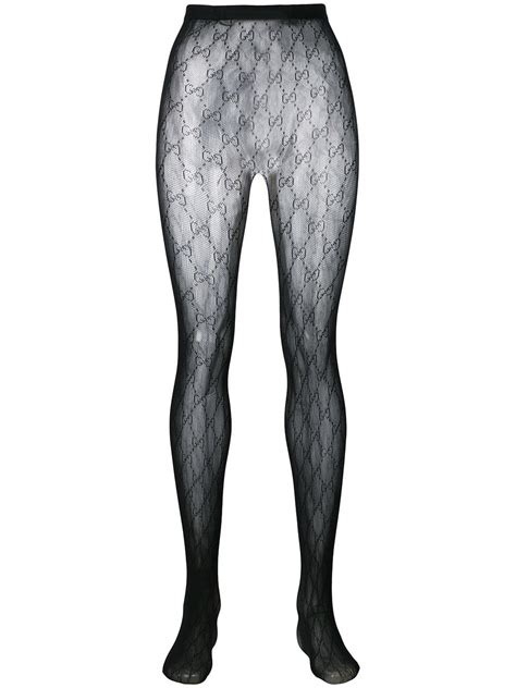 gucci gg logo tights black|gucci pantyhose etsy.